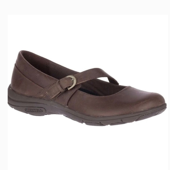 Merrell Dassie Erin Leather Mary Jane Brown Women's 8 - Picture 1 of 10